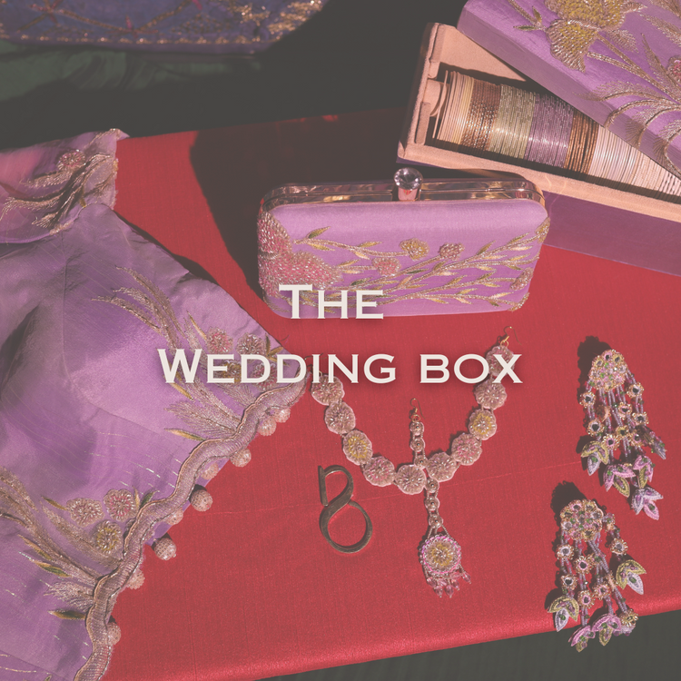 Wedding box by Belisha is an upcycled gift box for bride to be